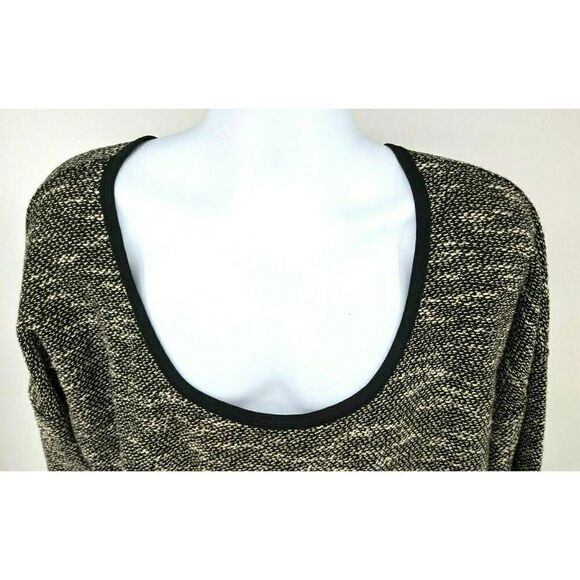 Soft Surroundings Size 2X Black Cream Boulce Top Exposed Zipper - Picture 3 of 11